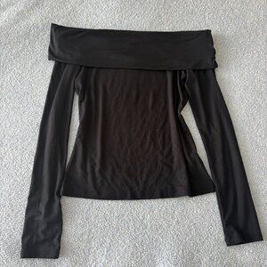 NAKD Black Off-The-Shoulder Top